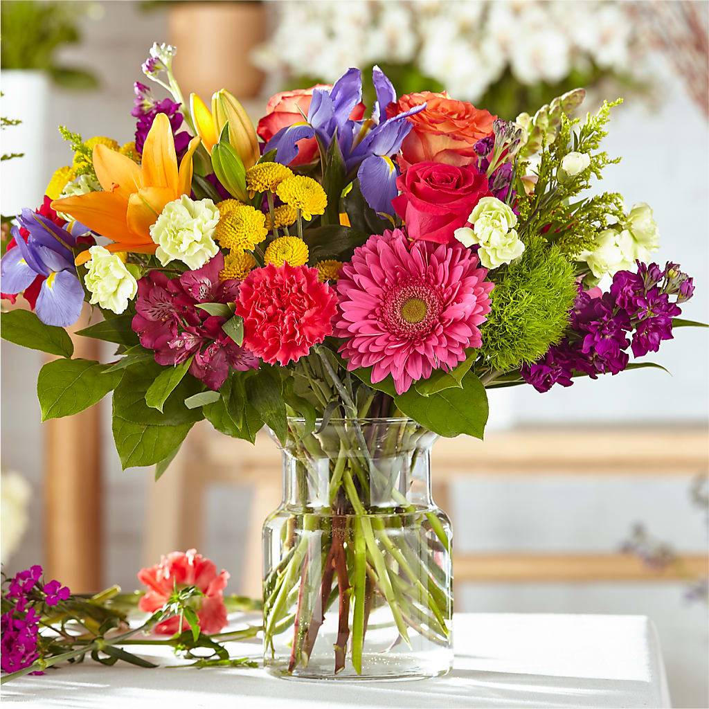 Bold & Bright – A Florist Original – GOD'S GARDEN FLOWER SHOP, Lancaster CA