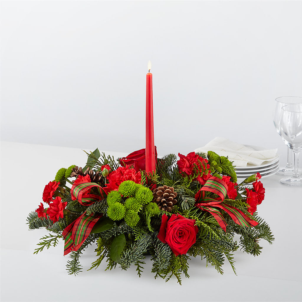 By the Candlelight Centerpiece – GOD'S GARDEN FLOWER SHOP, Lancaster CA