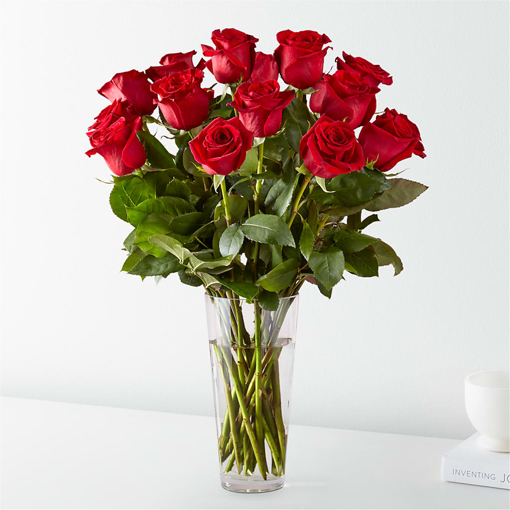 Long Stem Red Rose Bouquet – GOD'S GARDEN FLOWER SHOP, Lancaster CA