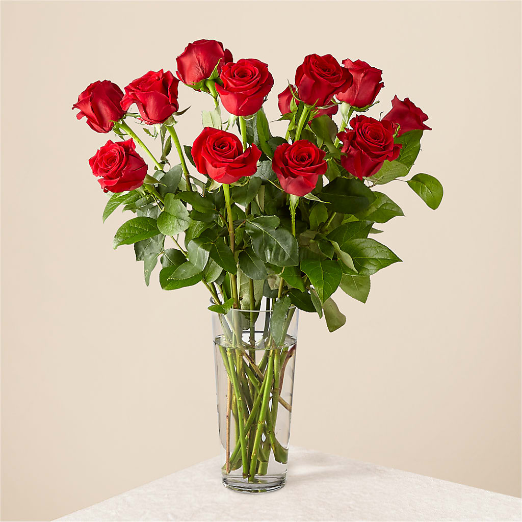 Long Stem Red Rose Bouquet – GOD'S GARDEN FLOWER SHOP, Lancaster CA
