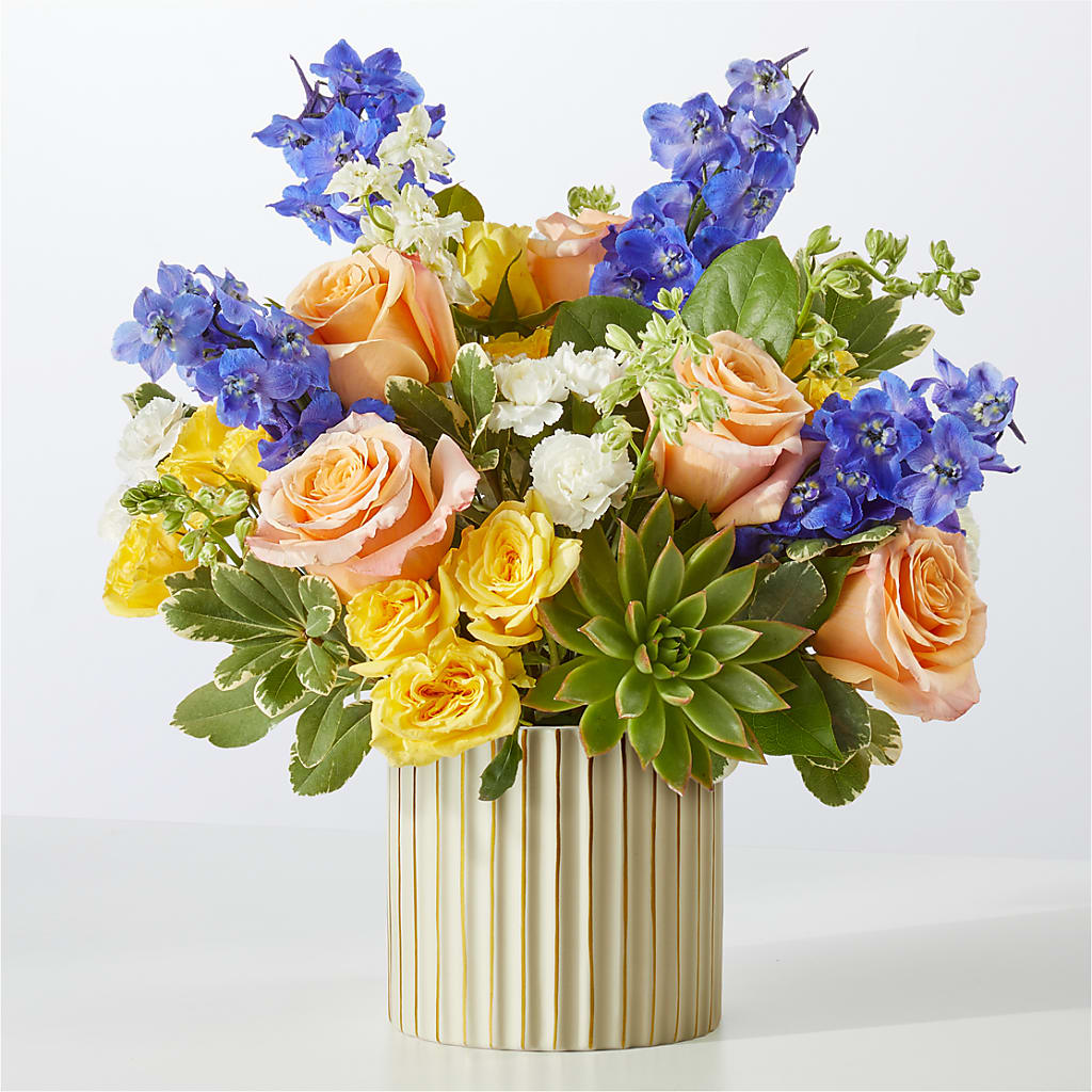 Cobalt Reverie Bouquet – GOD'S GARDEN FLOWER SHOP, Lancaster CA