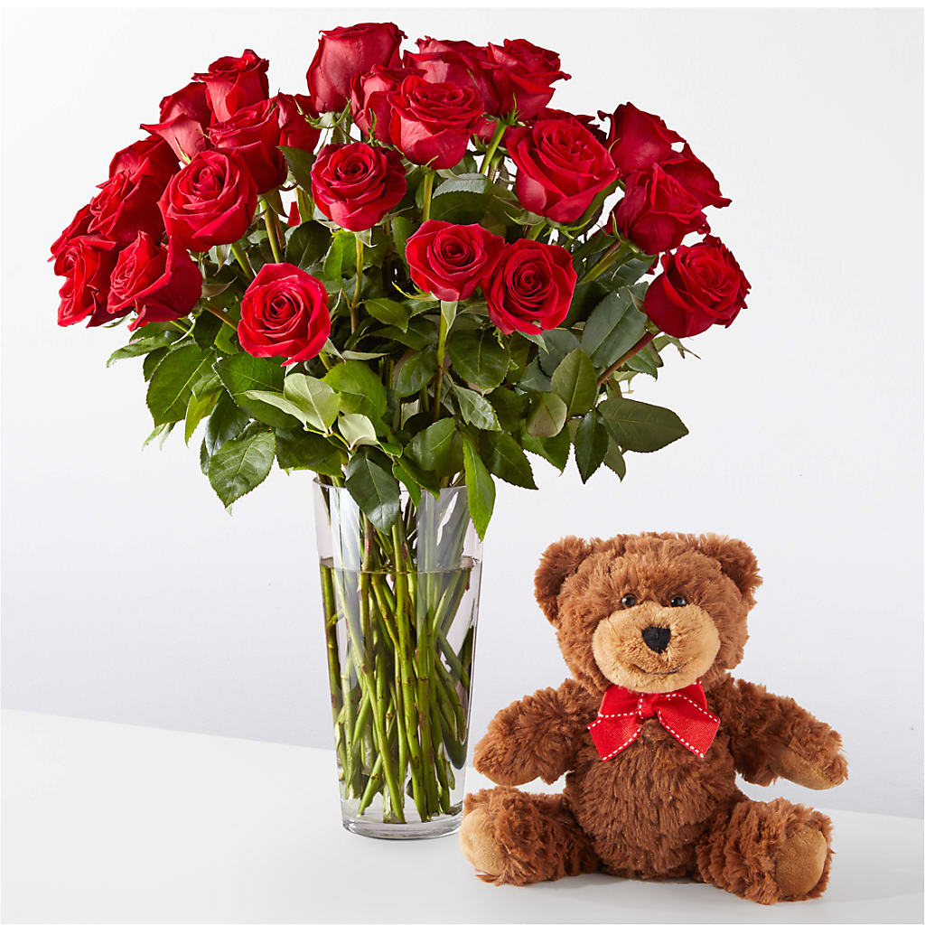 Romantic Long Stem Red Rose Bouquet Bundles – GOD'S GARDEN FLOWER SHOP, Lancaster CA