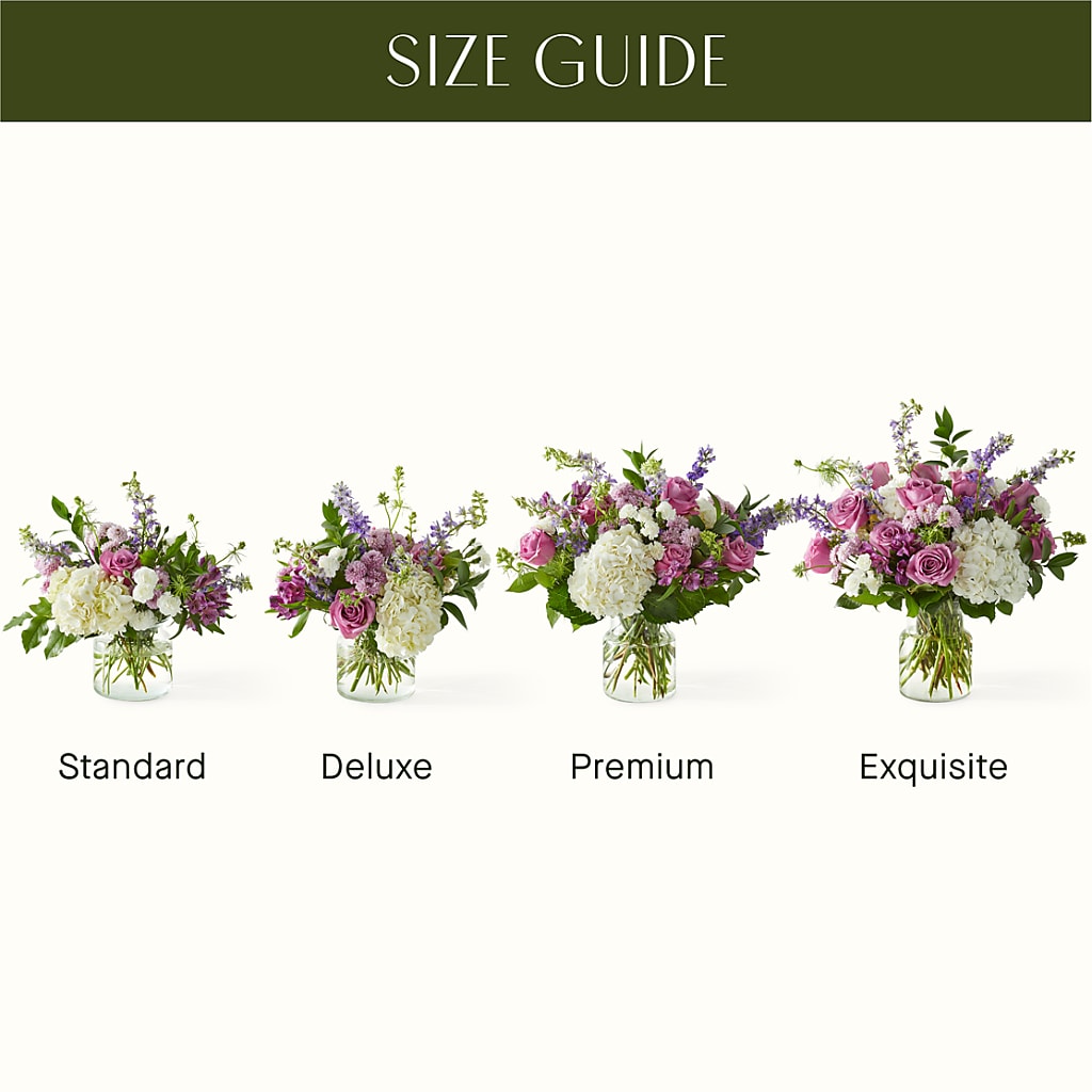 Violet Caress Bouquet – GOD'S GARDEN FLOWER SHOP, Lancaster CA