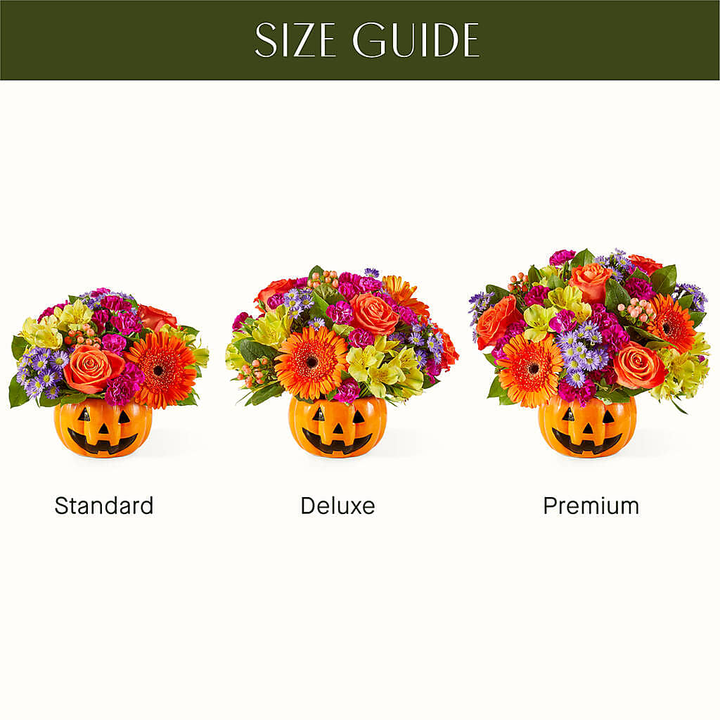 Tricks & Treats Pumpkin – GOD'S GARDEN FLOWER SHOP, Lancaster CA