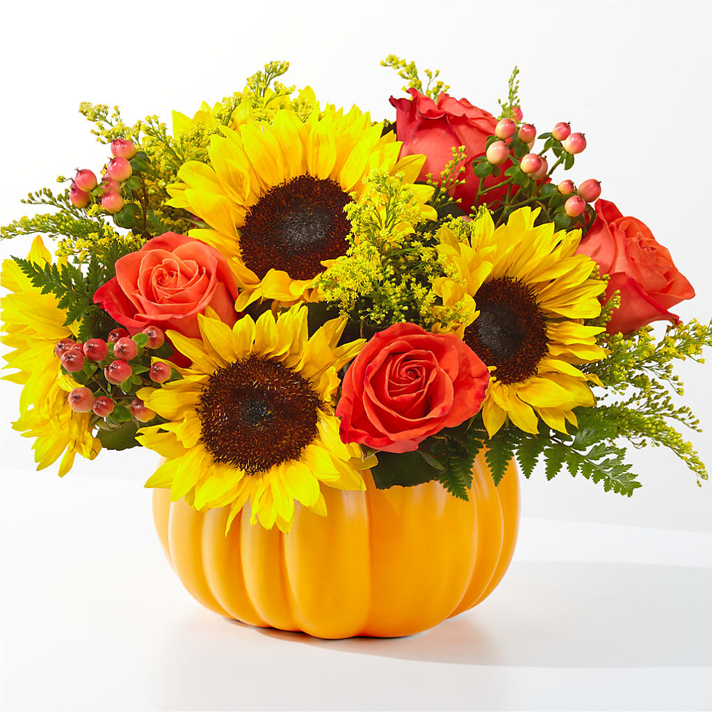 Pick of the Patch Pumpkin Bouquet – GOD'S GARDEN FLOWER SHOP, Lancaster CA