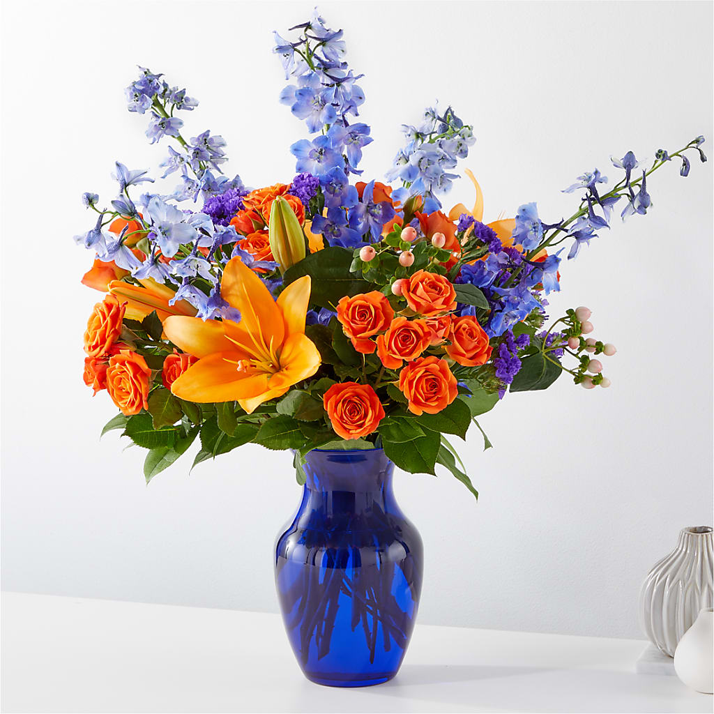 Radiant Citrus Bouquet – GOD'S GARDEN FLOWER SHOP, Lancaster CA