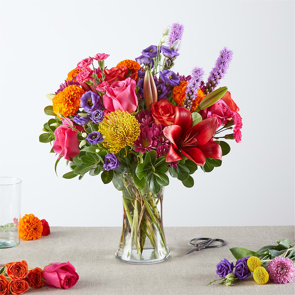 Feast of Color – A Florist Original – GOD'S GARDEN FLOWER SHOP, Lancaster CA