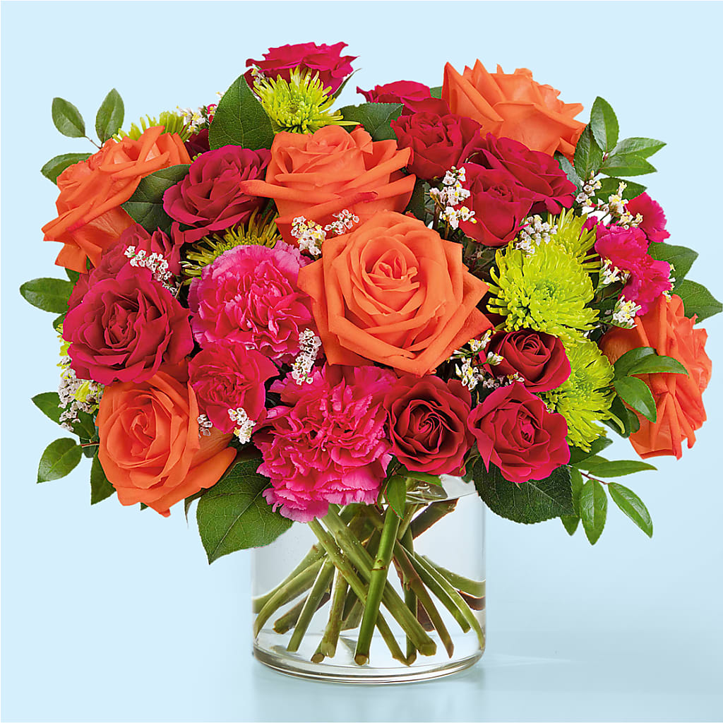 Colorful Carnival Bouquet – GOD'S GARDEN FLOWER SHOP, Lancaster CA