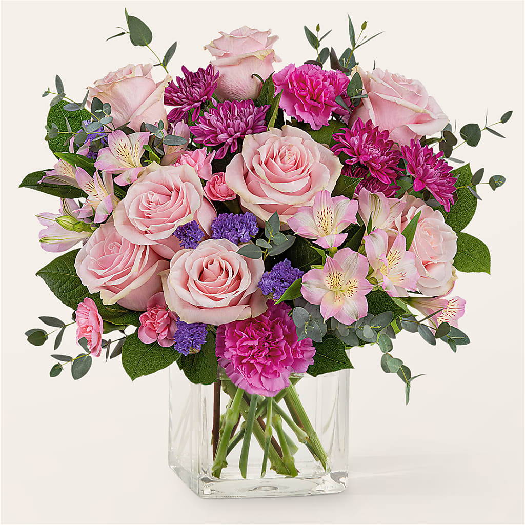 Rosy Radiance Bouquet – GOD'S GARDEN FLOWER SHOP, Lancaster CA