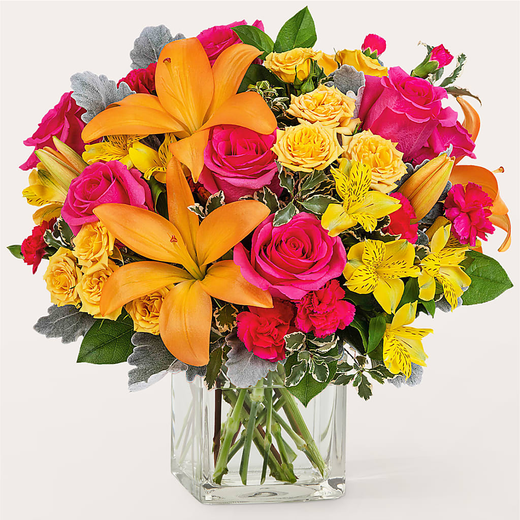 To the Tropics Bouquet – GOD'S GARDEN FLOWER SHOP, Lancaster CA