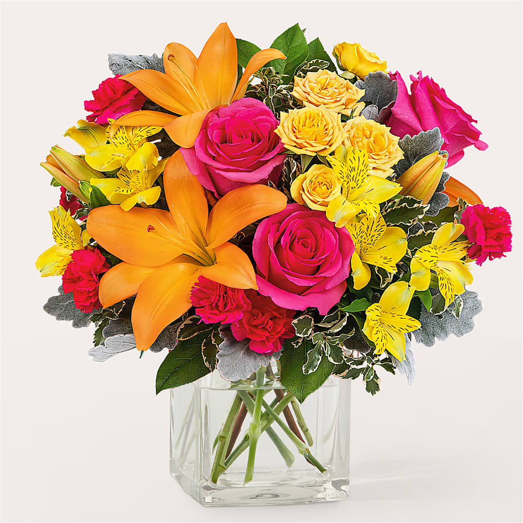 To the Tropics Bouquet – GOD'S GARDEN FLOWER SHOP, Lancaster CA