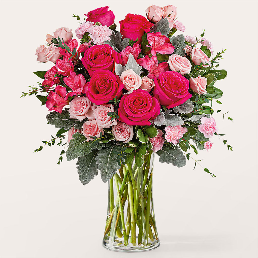 Tickled Pink Bouquet – GOD'S GARDEN FLOWER SHOP, Lancaster CA