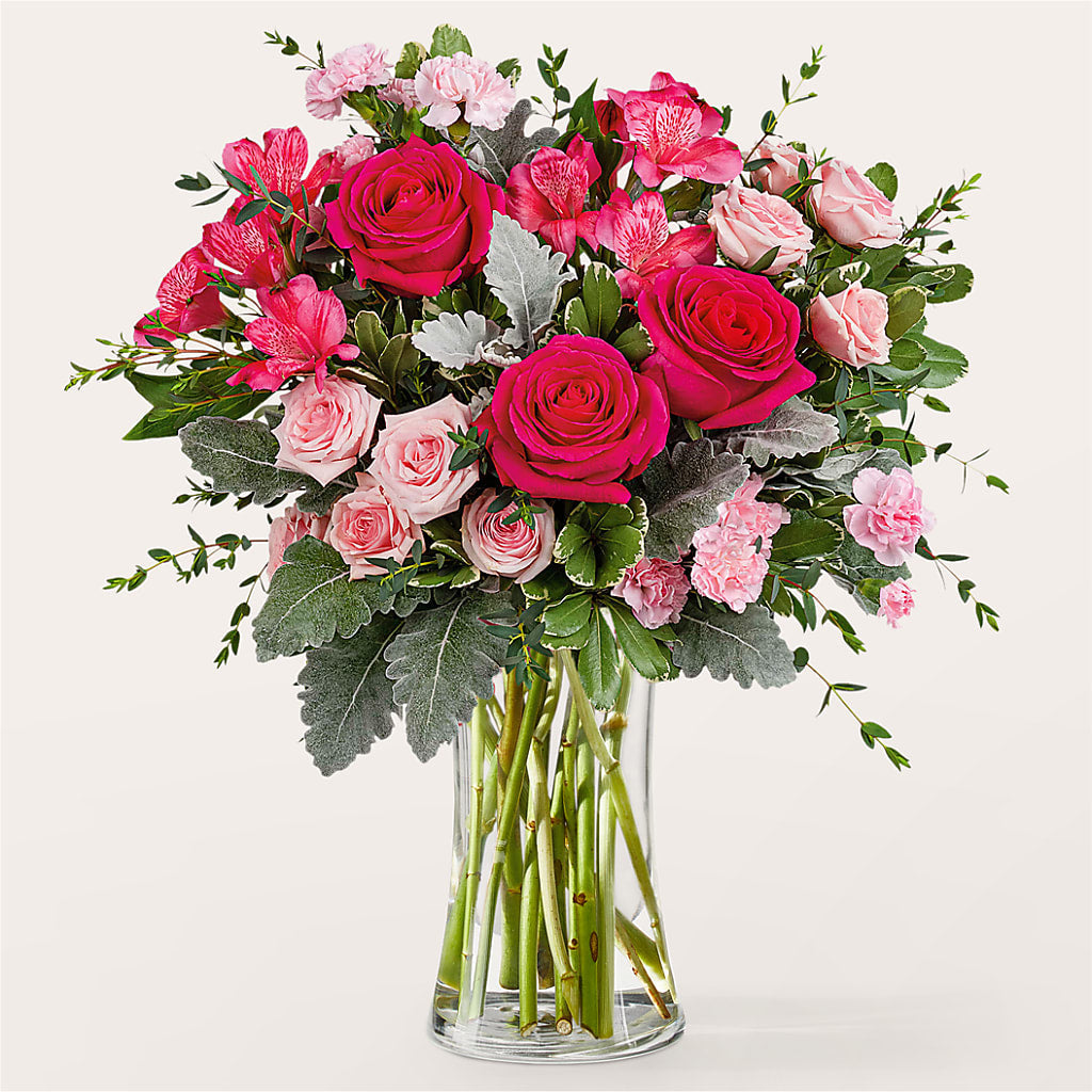 Tickled Pink Bouquet – GOD'S GARDEN FLOWER SHOP, Lancaster CA