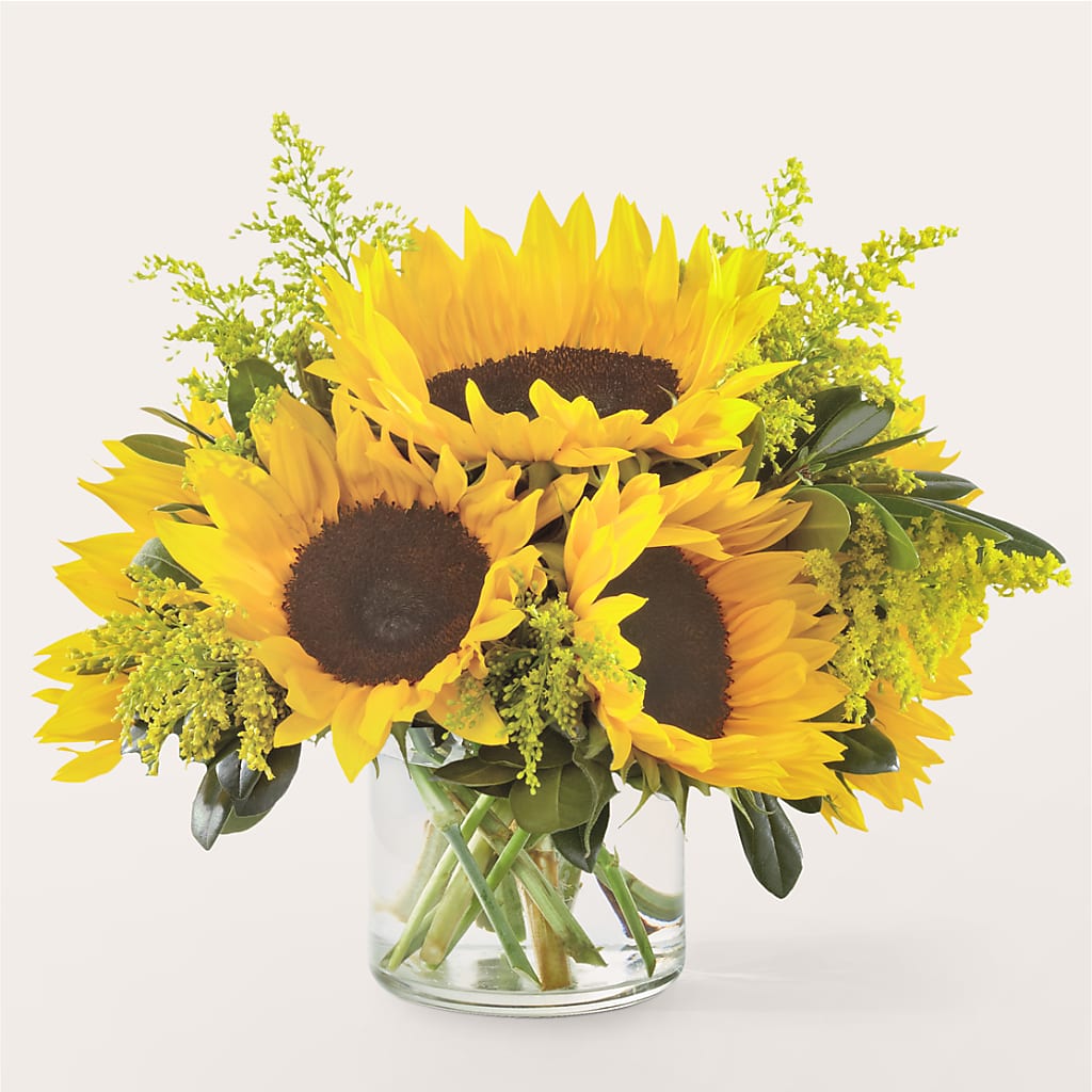 Beaming Sunflower Bouquet – GOD'S GARDEN FLOWER SHOP, Lancaster CA