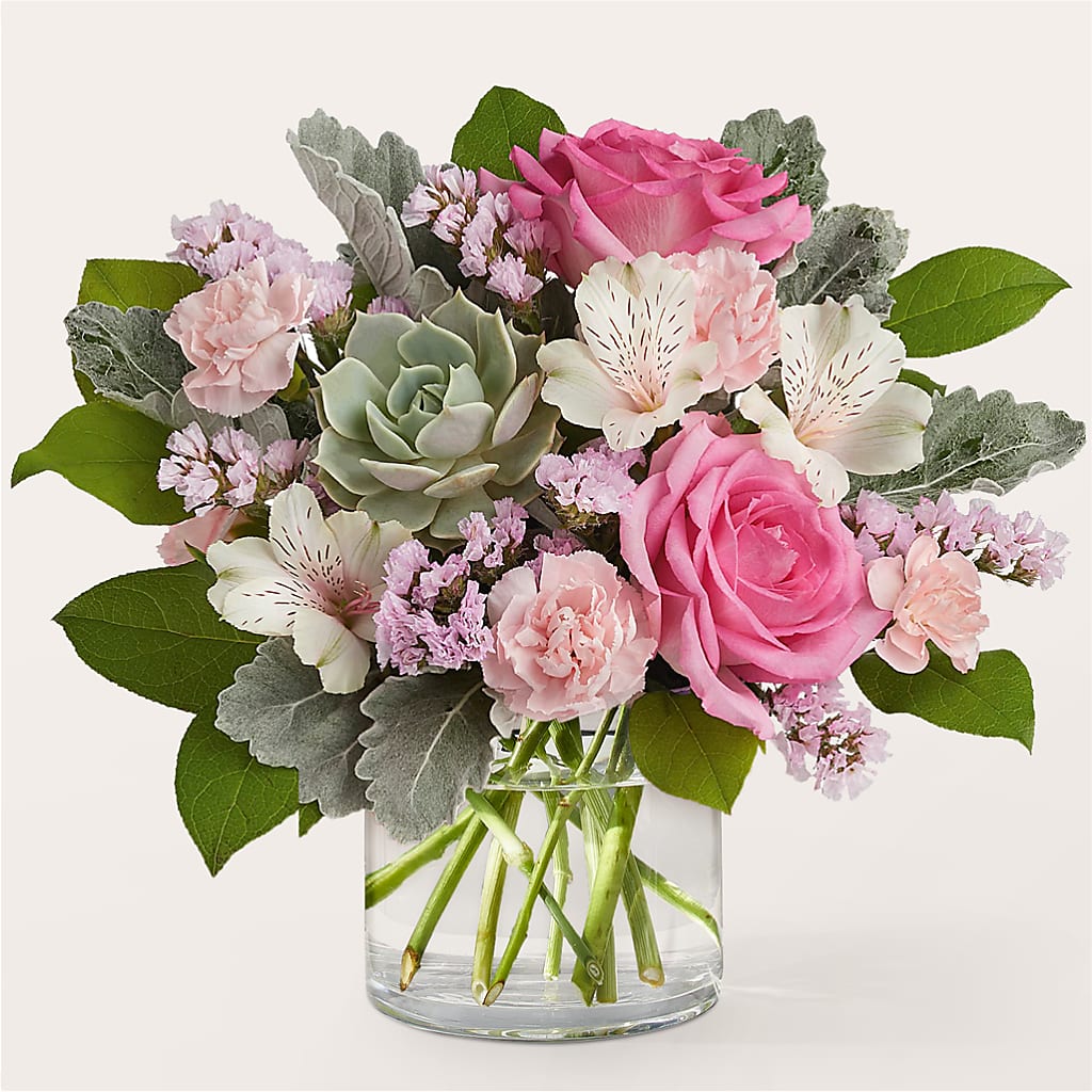 Dusty Rose Bouquet – GOD'S GARDEN FLOWER SHOP, Lancaster CA