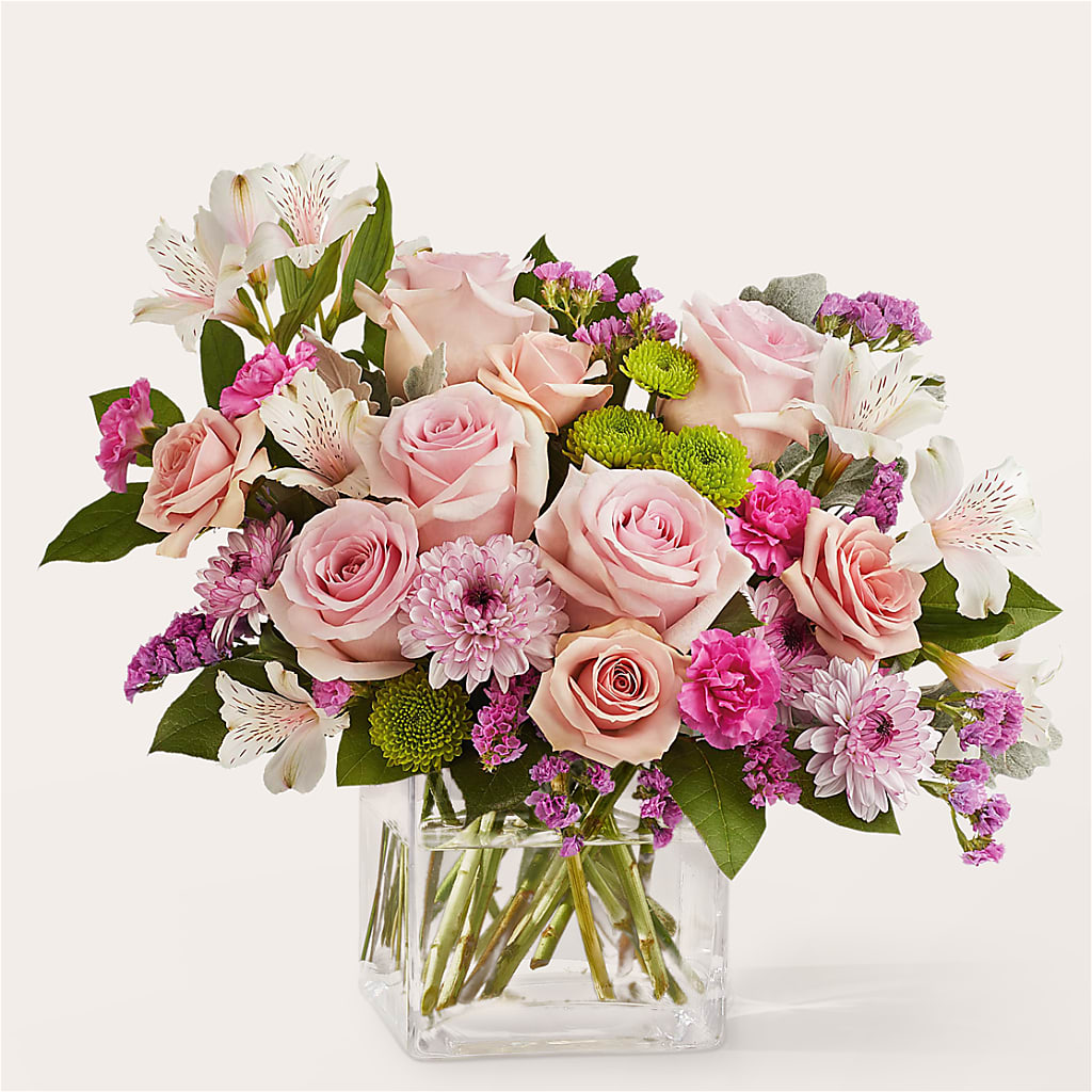 Pink Suede Bouquet – GOD'S GARDEN FLOWER SHOP, Lancaster CA