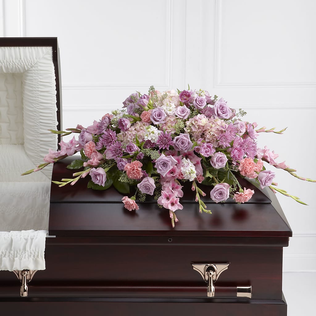 Immorata Casket Spray – GOD'S GARDEN FLOWER SHOP, Lancaster CA