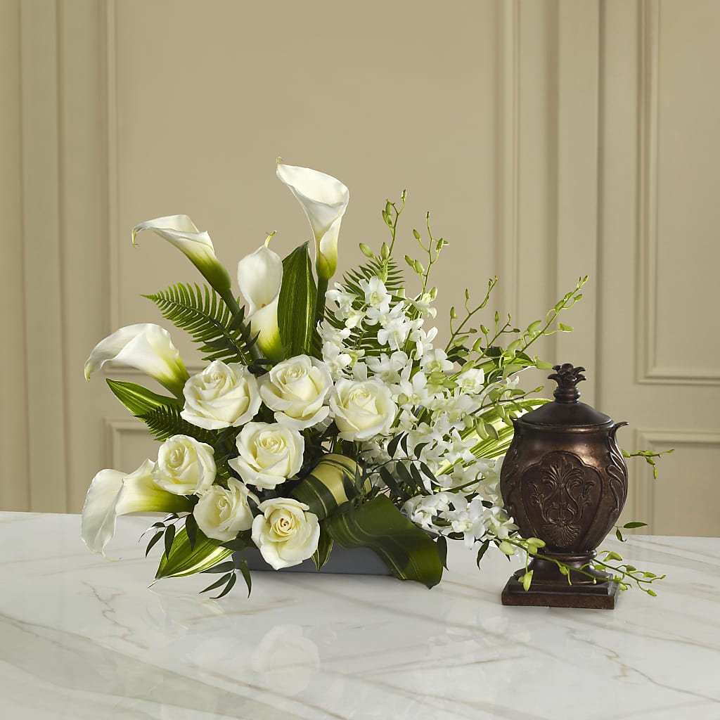 At Peace Arrangement – GOD'S GARDEN FLOWER SHOP, Lancaster CA