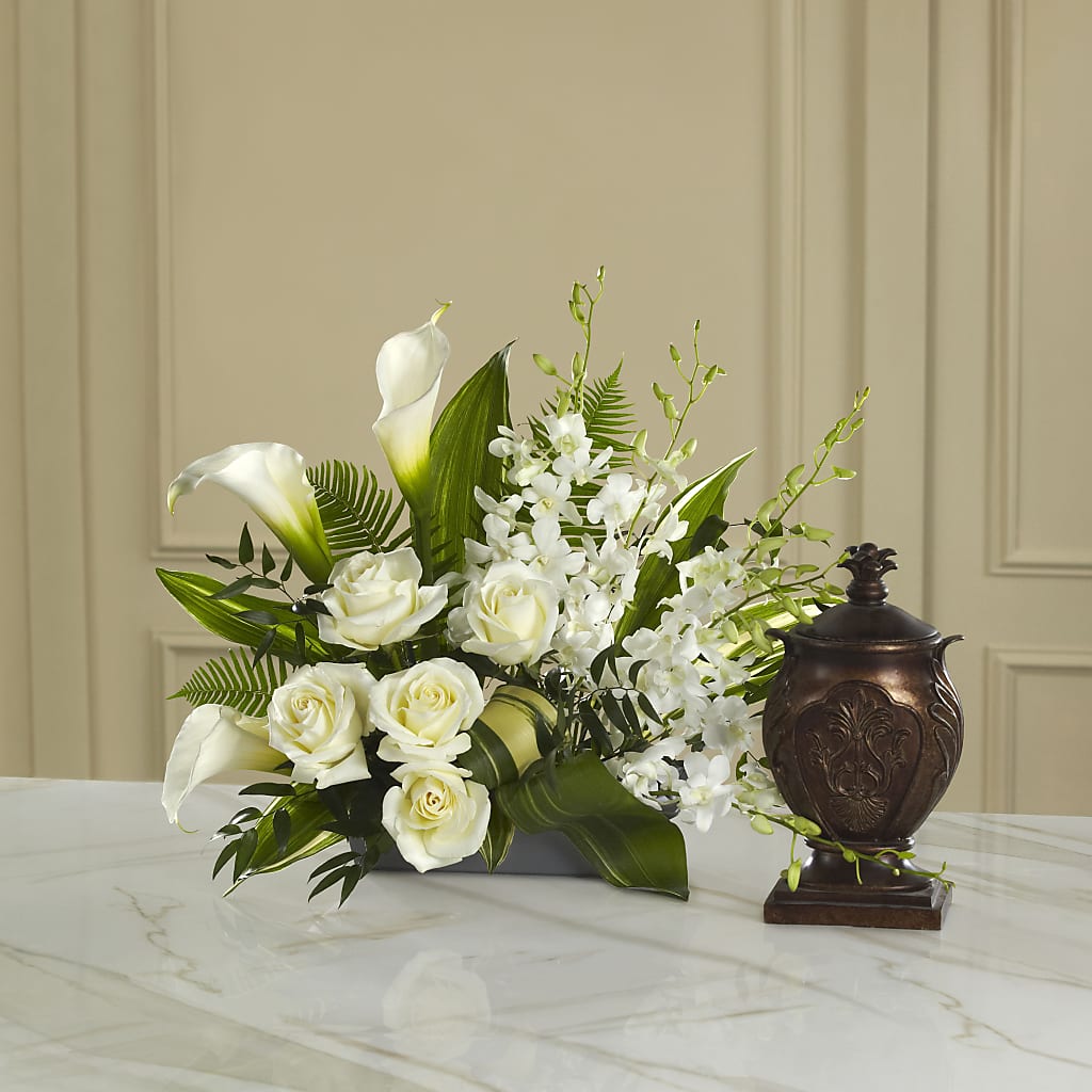 At Peace Arrangement – GOD'S GARDEN FLOWER SHOP, Lancaster CA