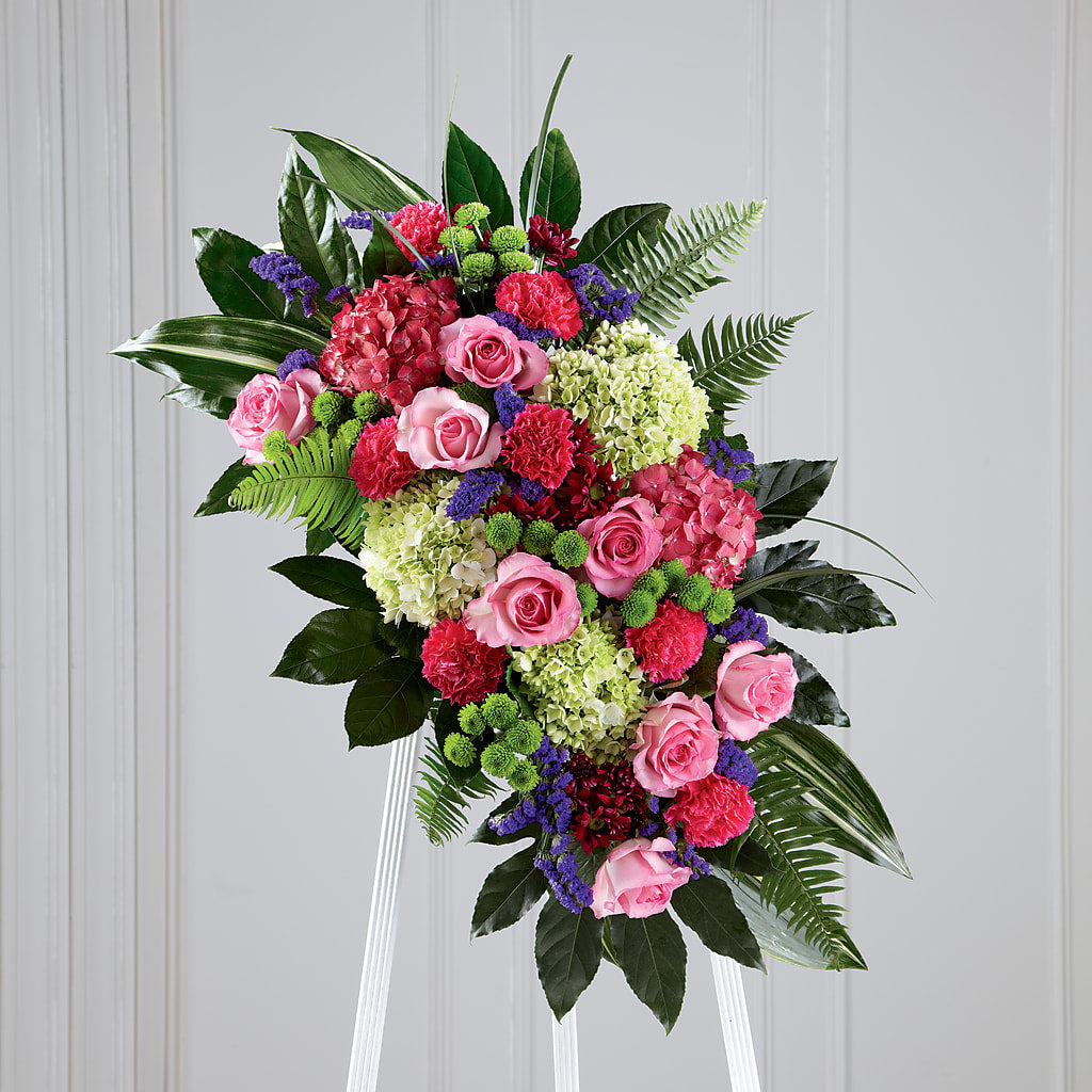 Refreshing Mix Standing Spray – GOD'S GARDEN FLOWER SHOP, Lancaster CA
