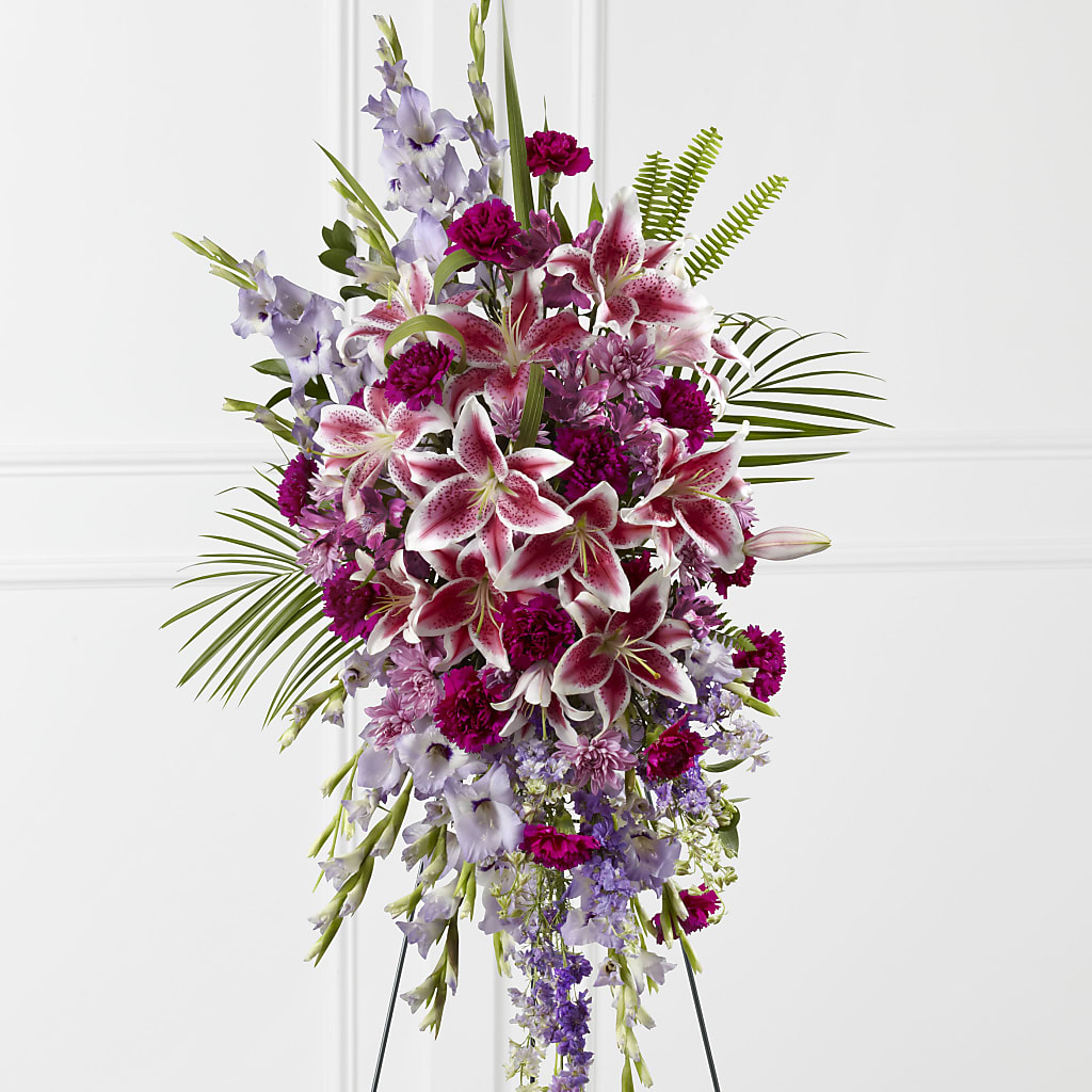 Tender Touch Standing Spray – GOD'S GARDEN FLOWER SHOP, Lancaster CA