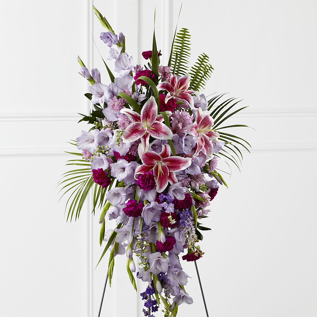 Tender Touch Standing Spray – GOD'S GARDEN FLOWER SHOP, Lancaster CA