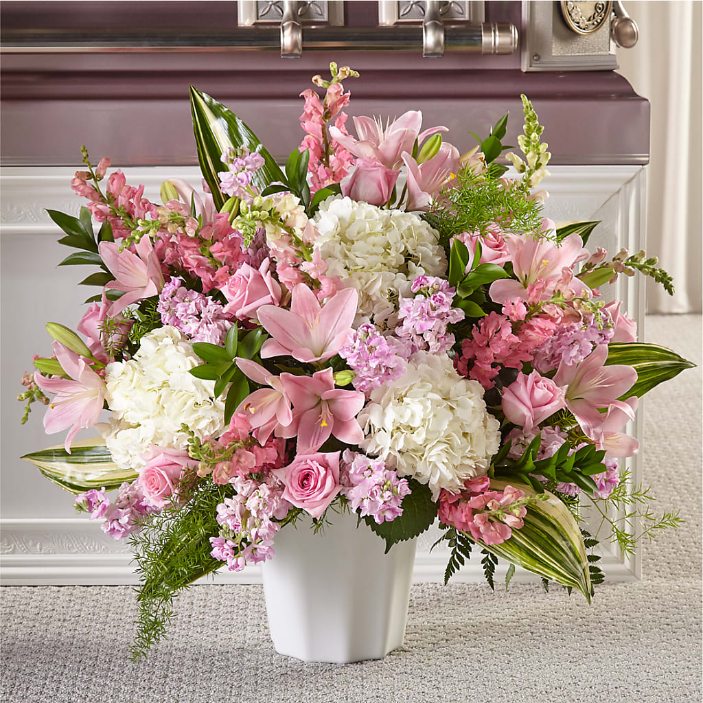 Simply Serene Floor Basket – GOD'S GARDEN FLOWER SHOP, Lancaster CA