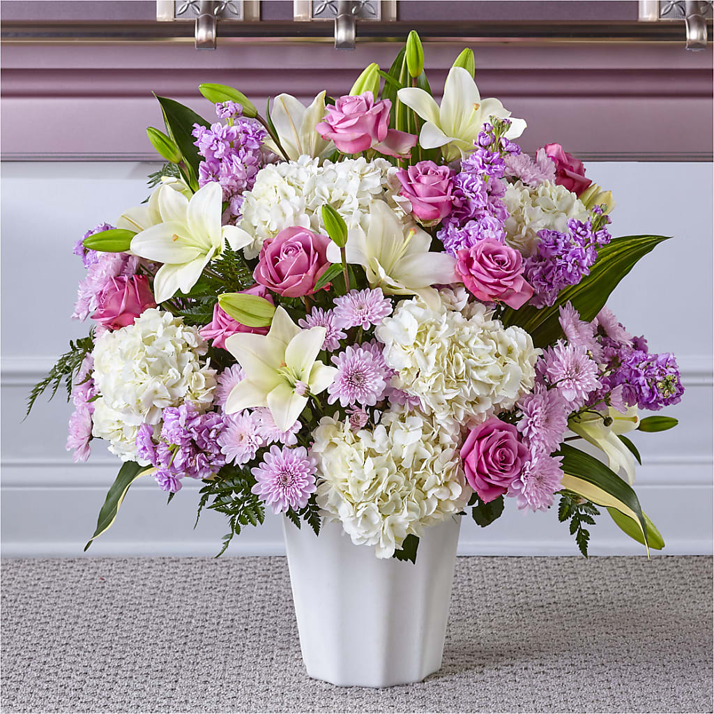 Heaven Sent Floor Basket – GOD'S GARDEN FLOWER SHOP, Lancaster CA