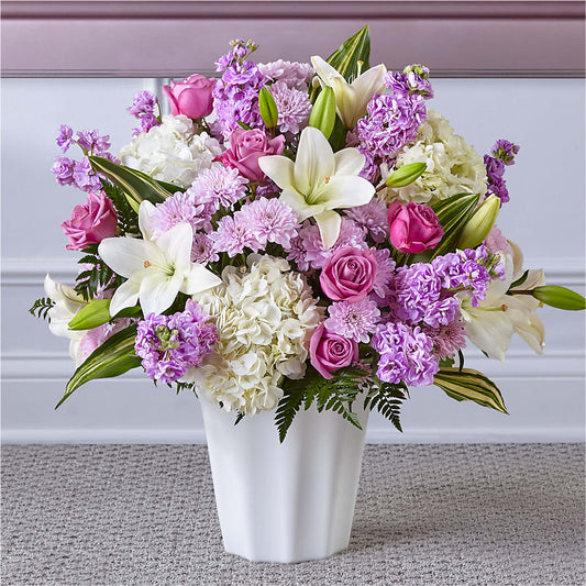 Heaven Sent Floor Basket – GOD'S GARDEN FLOWER SHOP, Lancaster CA