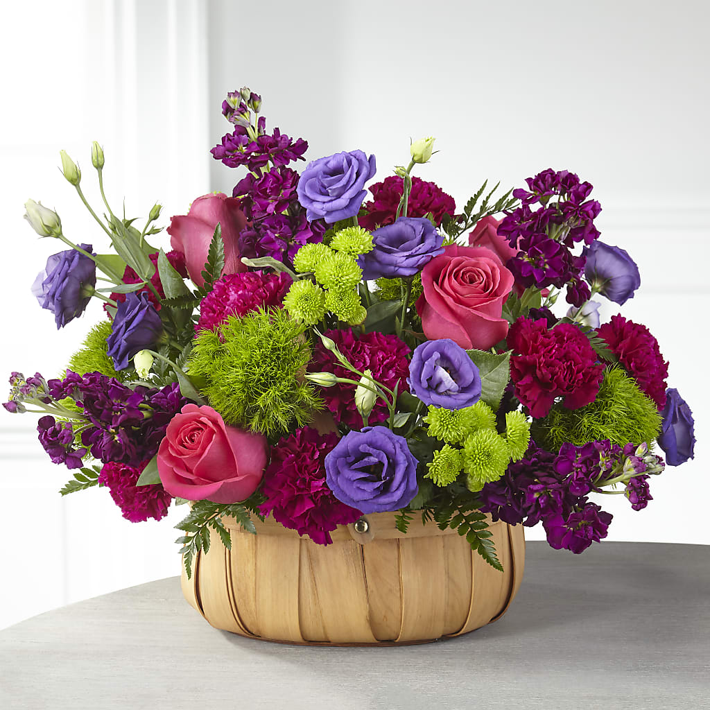 Serene Sanctuary Basket – GOD'S GARDEN FLOWER SHOP, Lancaster CA