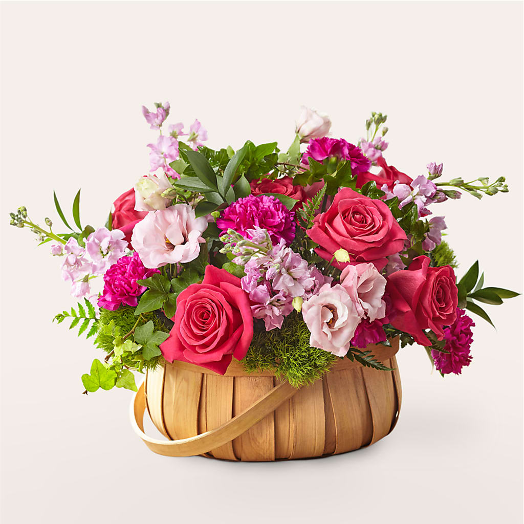 Radiance in Bloom Basket – GOD'S GARDEN FLOWER SHOP, Lancaster CA