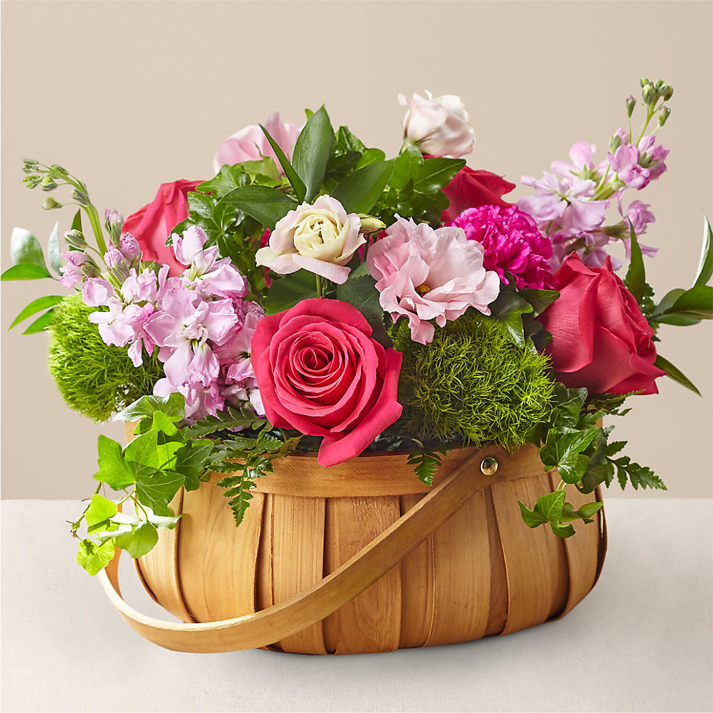 Radiance in Bloom Basket – GOD'S GARDEN FLOWER SHOP, Lancaster CA