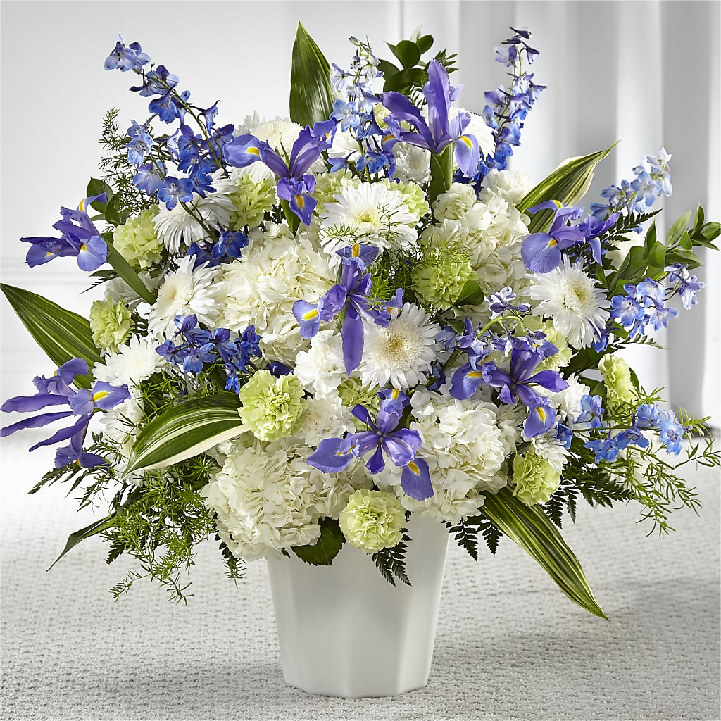 Soft Serenity Floor Basket – GOD'S GARDEN FLOWER SHOP, Lancaster CA