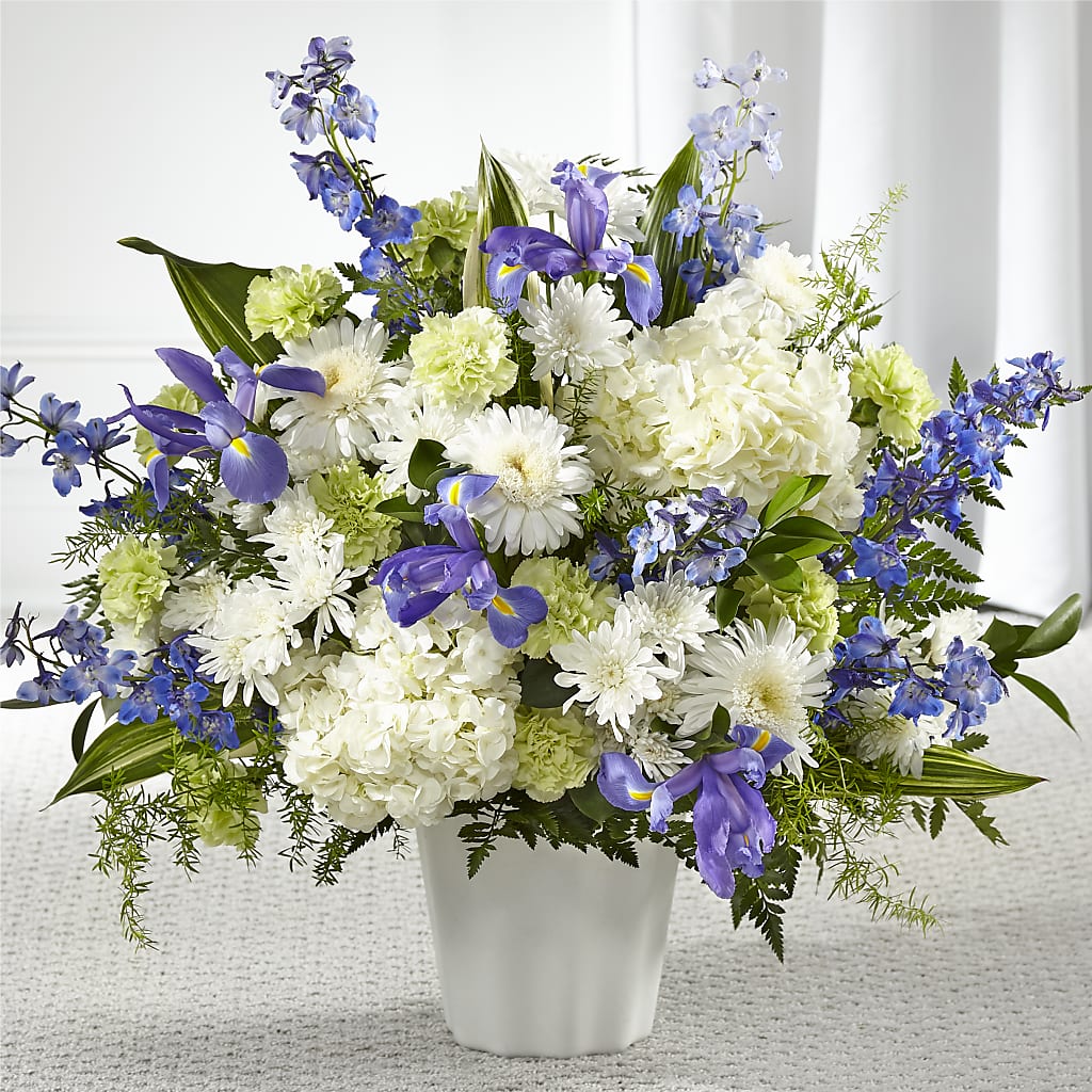 Soft Serenity Floor Basket – GOD'S GARDEN FLOWER SHOP, Lancaster CA