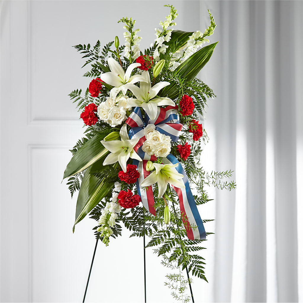 Stars of Life Standing Spray – GOD'S GARDEN FLOWER SHOP, Lancaster CA
