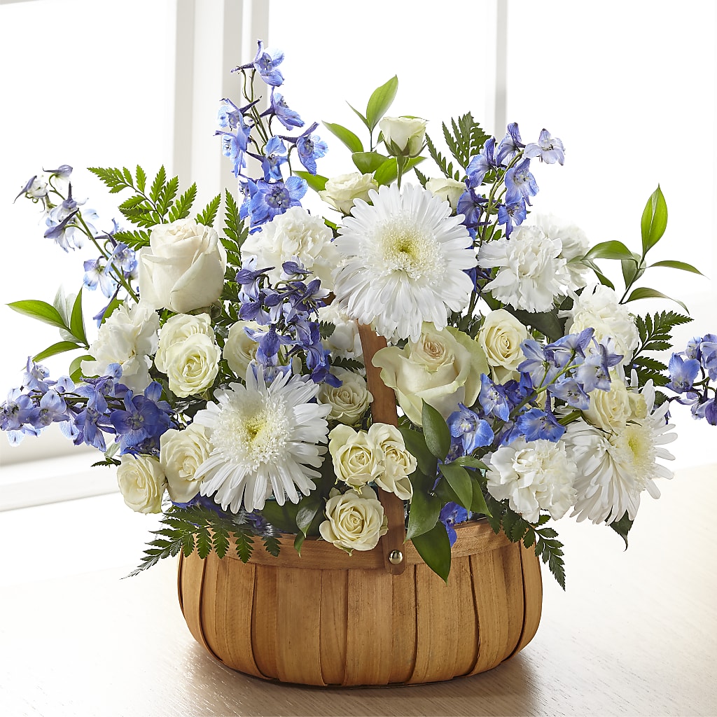 Harmony & Grace Basket – GOD'S GARDEN FLOWER SHOP, Lancaster CA