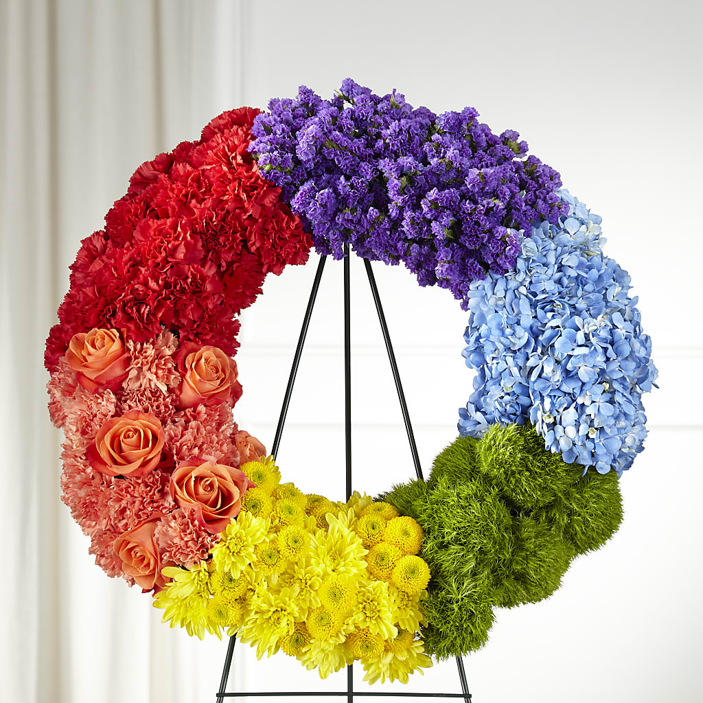 Circle of Love Wreath – GOD'S GARDEN FLOWER SHOP, Lancaster CA
