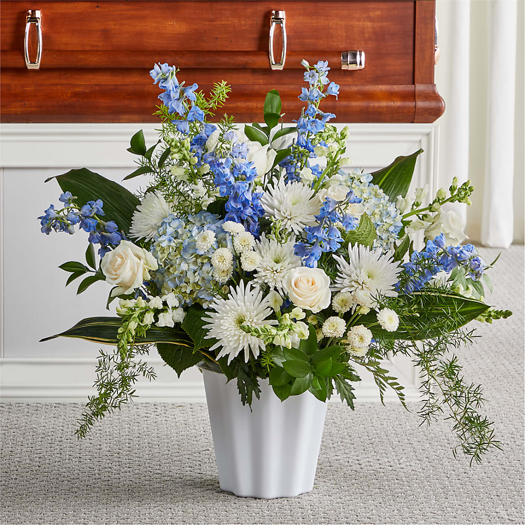 Everlasting Memories Floor Basket – GOD'S GARDEN FLOWER SHOP, Lancaster CA