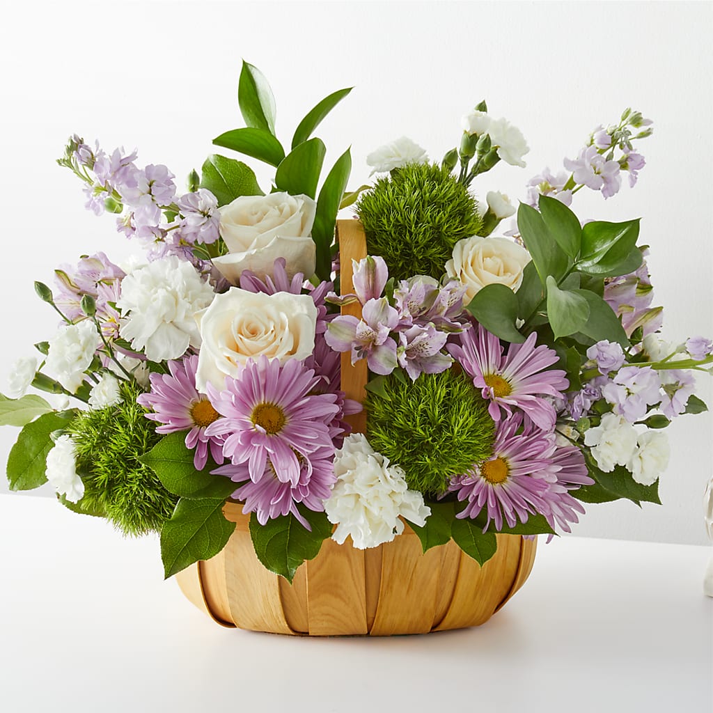 Peace & Love Basket – GOD'S GARDEN FLOWER SHOP, Lancaster CA