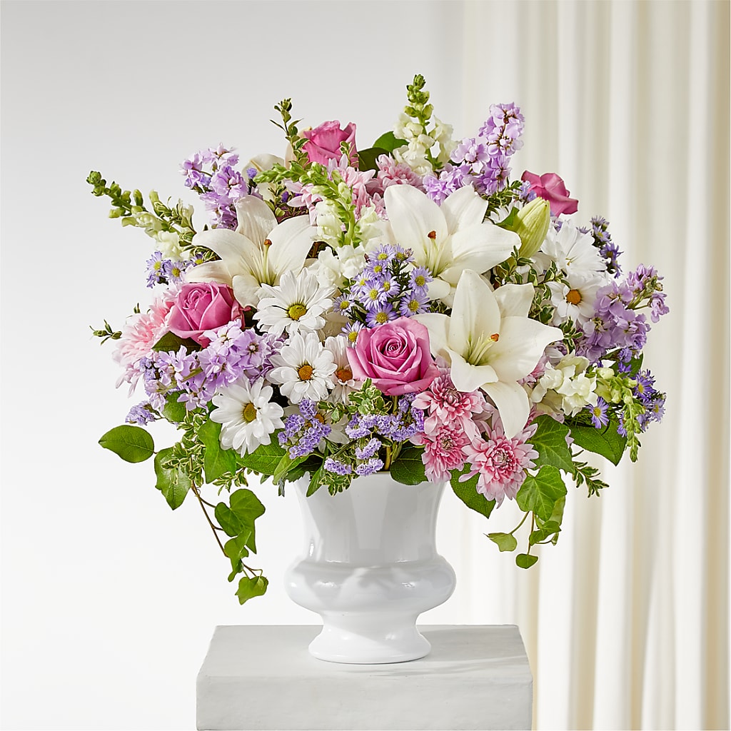 Remarkable Life Urn Arrangement – GOD'S GARDEN FLOWER SHOP, Lancaster CA