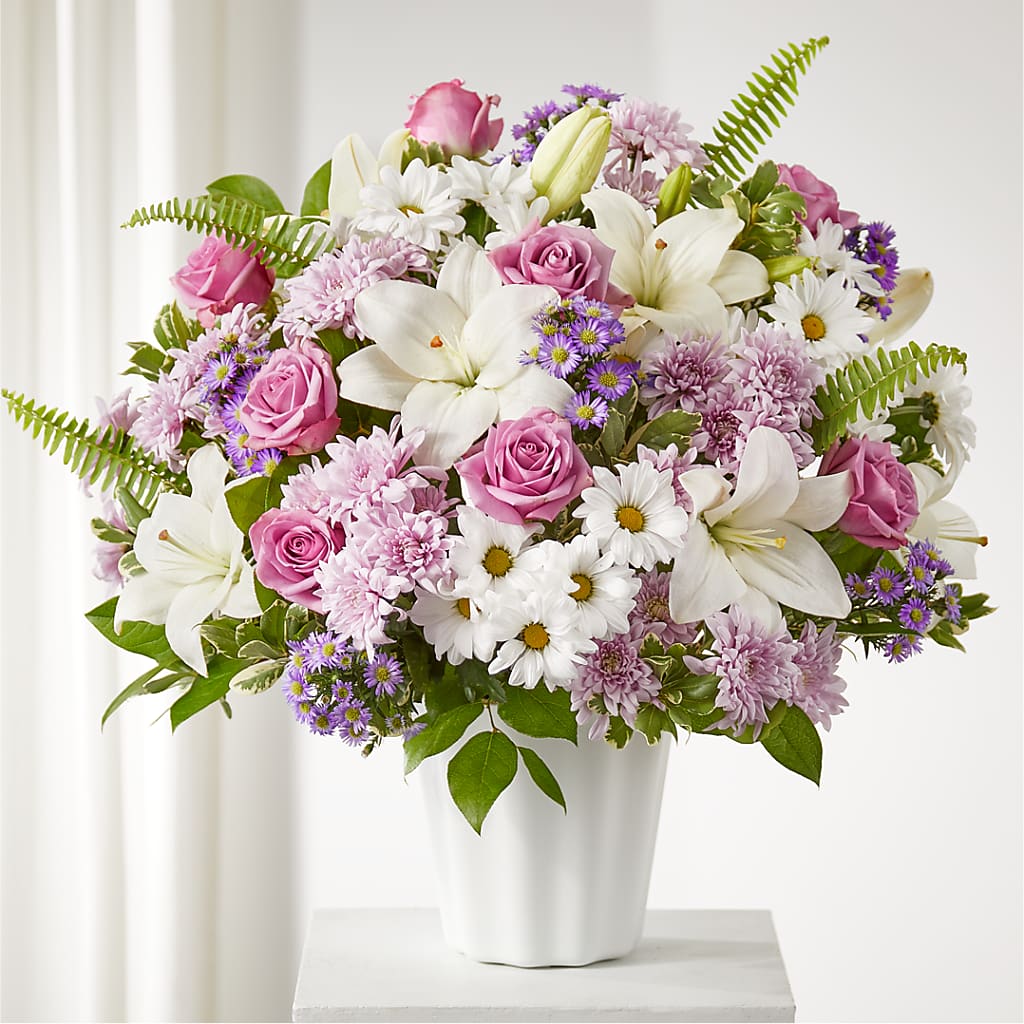 Warmest Thoughts Tabletop Basket – GOD'S GARDEN FLOWER SHOP, Lancaster CA