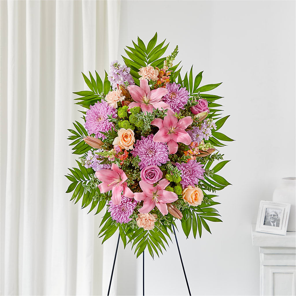 Love & Light Standing Spray – GOD'S GARDEN FLOWER SHOP, Lancaster CA