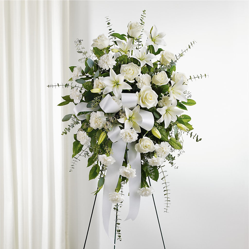 With Care Standing Spray – GOD'S GARDEN FLOWER SHOP, Lancaster CA