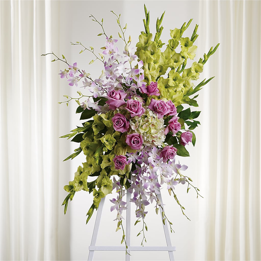Lasting Legacy Standing Spray – GOD'S GARDEN FLOWER SHOP, Lancaster CA
