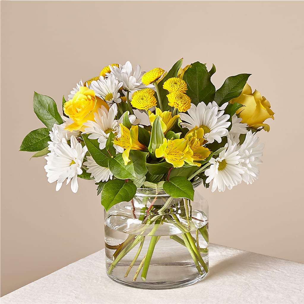 Sunny Sentiments Bouquet – GOD'S GARDEN FLOWER SHOP, Lancaster CA