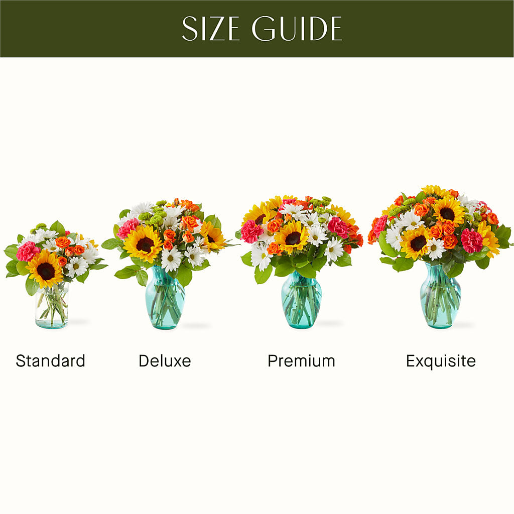 Sun-drenched Blooms Bouquet – GOD'S GARDEN FLOWER SHOP, Lancaster CA