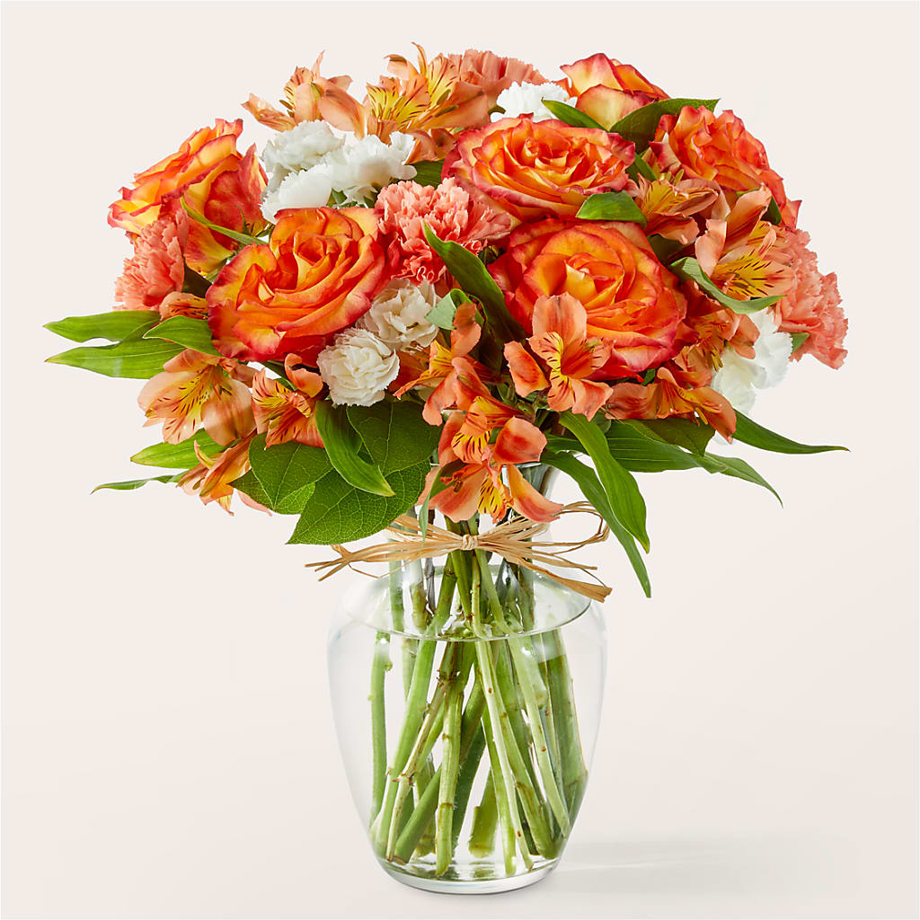 Apricot Glow Bouquet – GOD'S GARDEN FLOWER SHOP, Lancaster CA