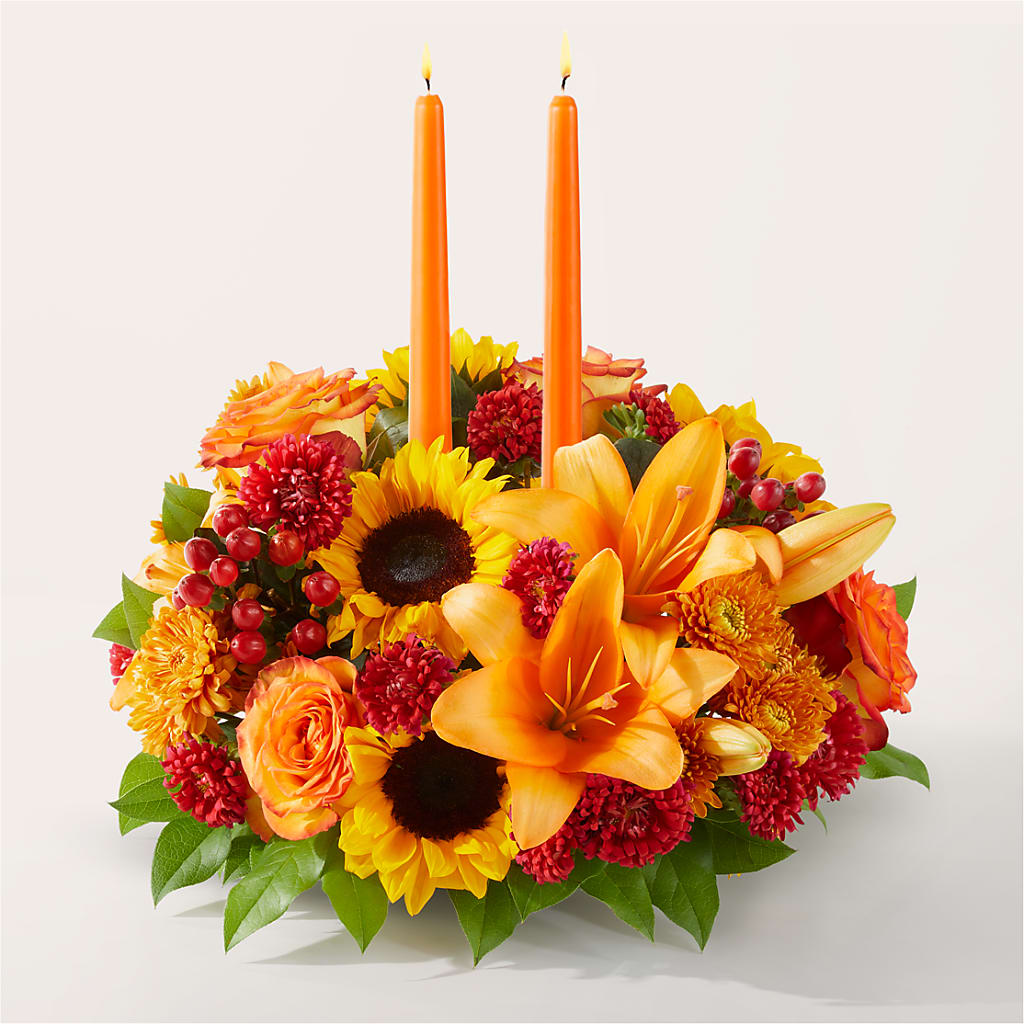 Grateful Centerpiece – GOD'S GARDEN FLOWER SHOP, Lancaster CA