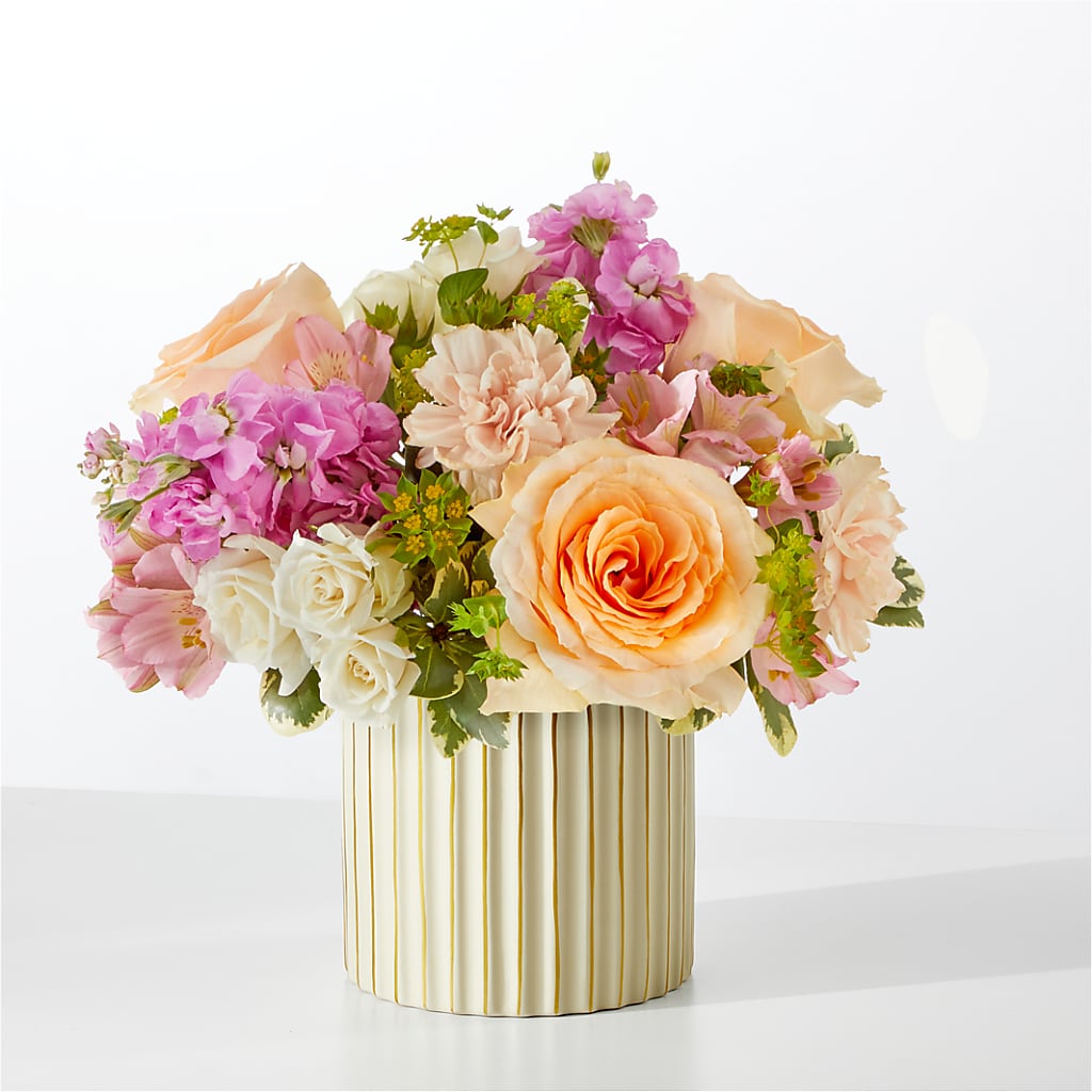 Paradise Bouquet with Ivory Vase – GOD'S GARDEN FLOWER SHOP, Lancaster CA