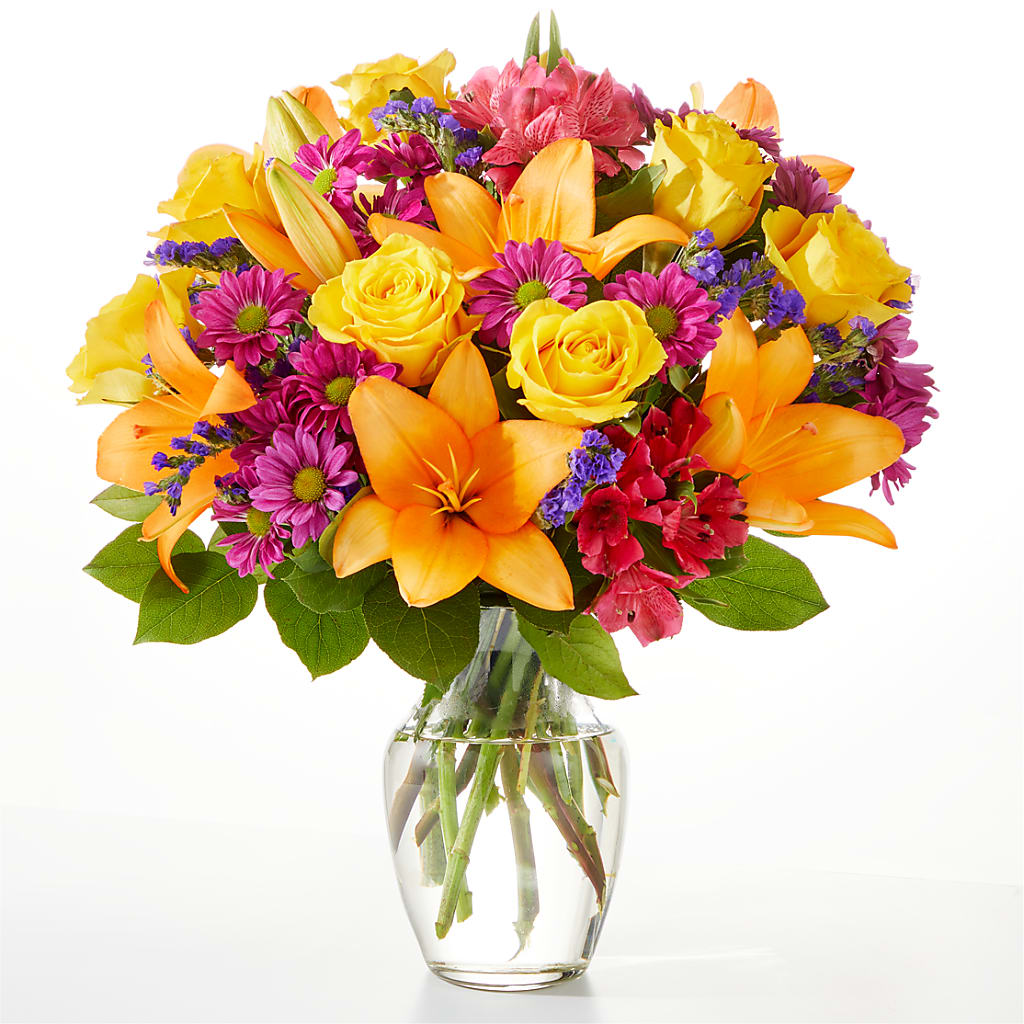 Colorful Visions Bouquet – GOD'S GARDEN FLOWER SHOP, Lancaster CA